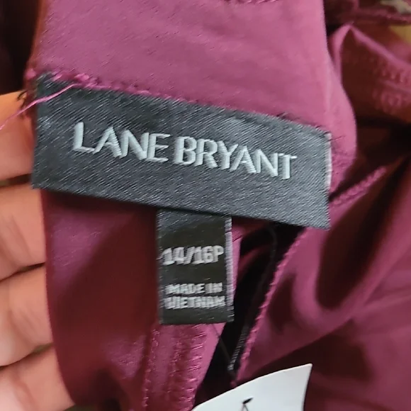 Gorgeous Lane Bryant Purple Sleeveless, Lace Back Maxi Dress, NWT - Picture 3 of 6